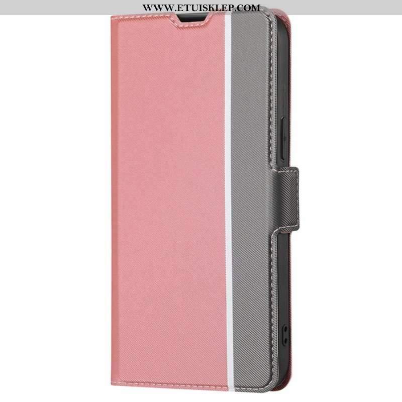 Etui Folio do Xiaomi 12 / 12X Dwukolorowe Podwójne Zapięcie